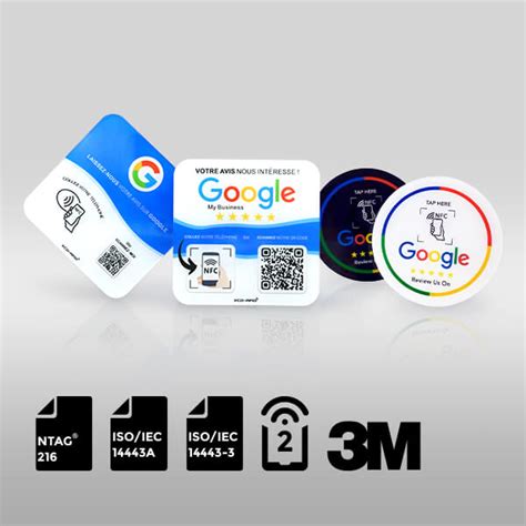 ntag216 hf rfid sticker|NTAG®216 Google Review Sticker .